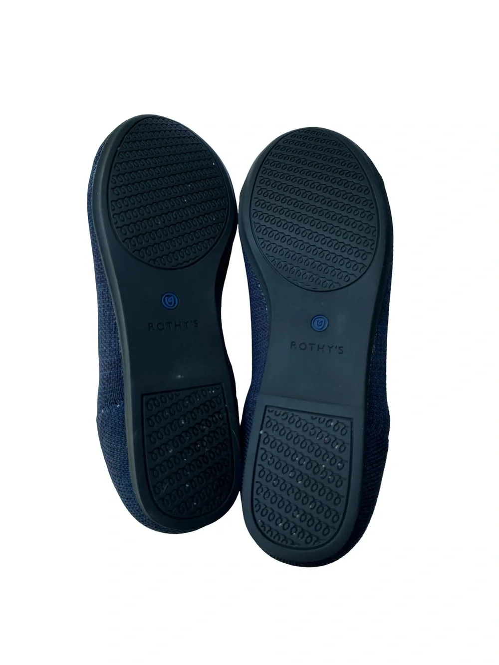 Rothy's Navy Knit Ballet Flats